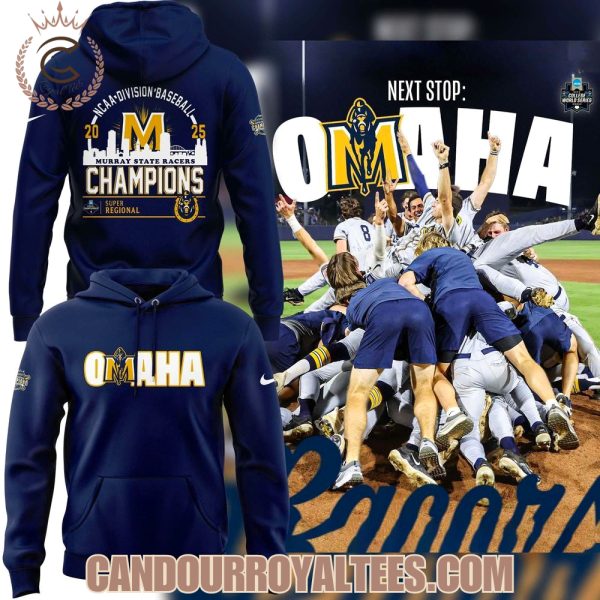 Murray State Racers 2025 Super Regional Champions – Tshirt, Hoodie, Cap