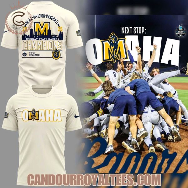 Murray State Racers 2025 Super Regional Champions – Tshirt, Hoodie, Cap
