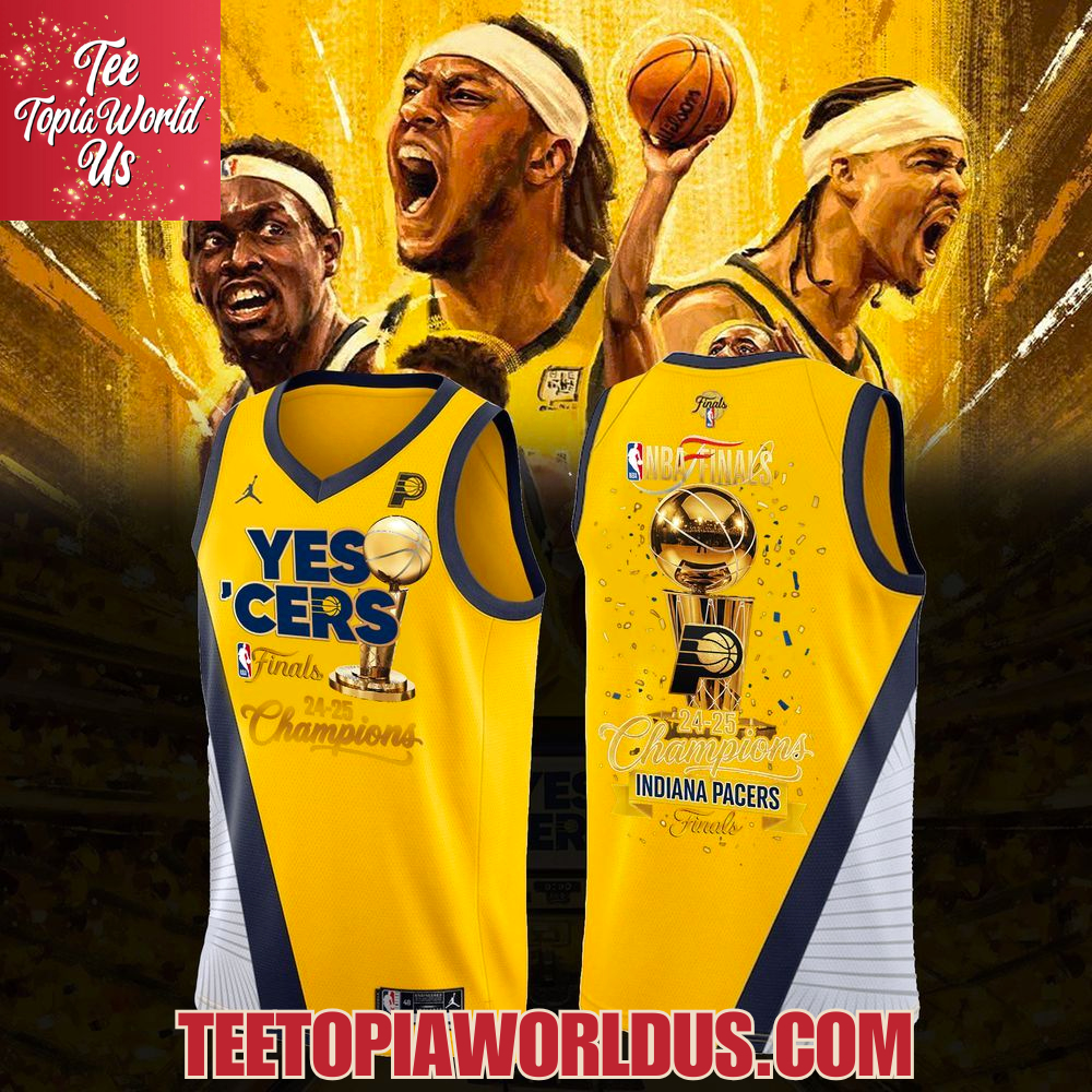 NBA Finals '24-'25 Champions Indiana Pacers Basketball Jersey NBA Finals '24-'25 Champions Indiana Pacers Basketball Jersey