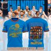 NBA Finals ’24-’25 Champions Okalahoma City Thunder Black Tshirt. Hoodie
