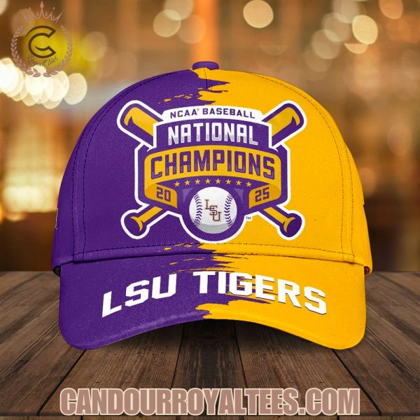 NCAA Baseball National Champions 2025 LSU Tigers Cap