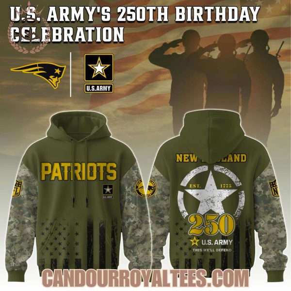 New England Patriots NFL x 250 U.S. ARMY Hoodie