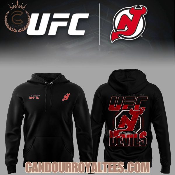New Jersey Devils x UFC 2025 Hoodie, Tshirt, Cap