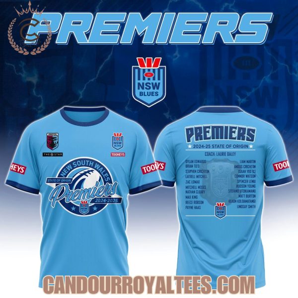 New South Wales Blues Premier 2024 2025 State Of Origin Tshirt, Hoodie, Cap
