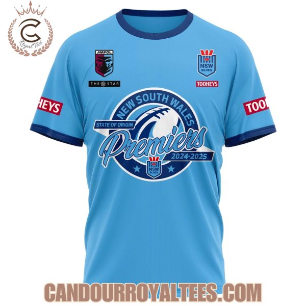 New South Wales Blues Premier 2024 2025 State Of Origin Tshirt, Hoodie, Cap