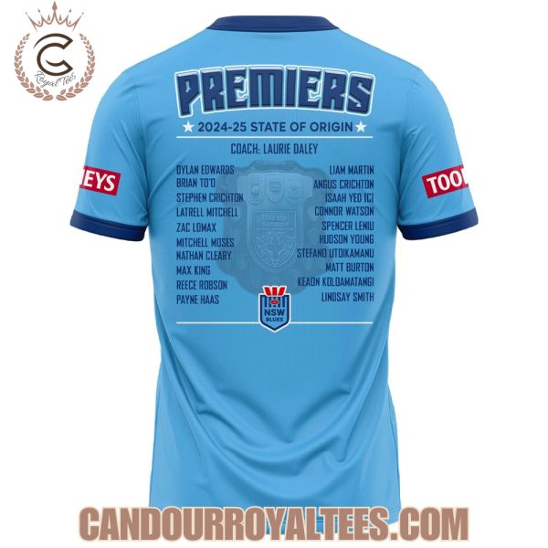 New South Wales Blues Premier 2024 2025 State Of Origin Tshirt, Hoodie, Cap