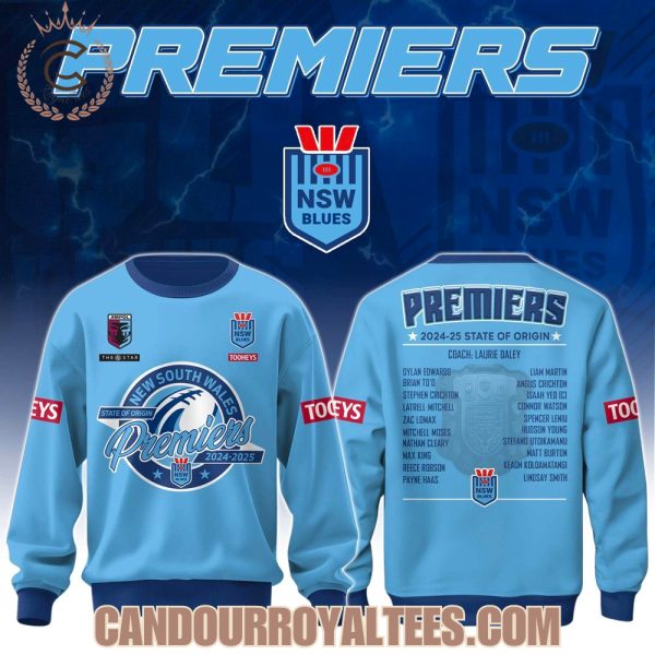 New South Wales Blues Premier 2024 2025 State Of Origin Tshirt, Hoodie, Cap