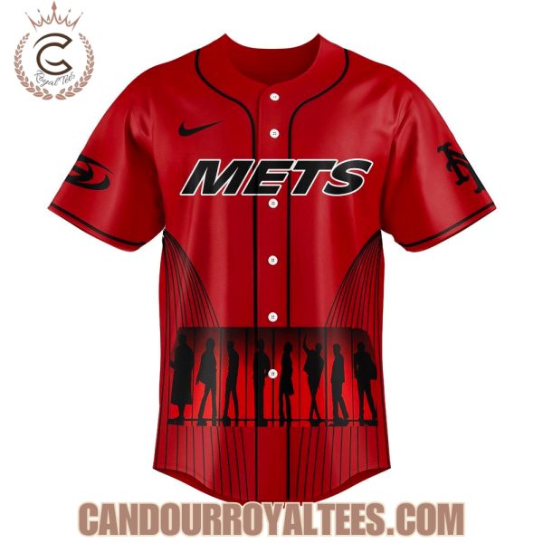 New York Mets ATEEZ World Tour Signature Red Jersey