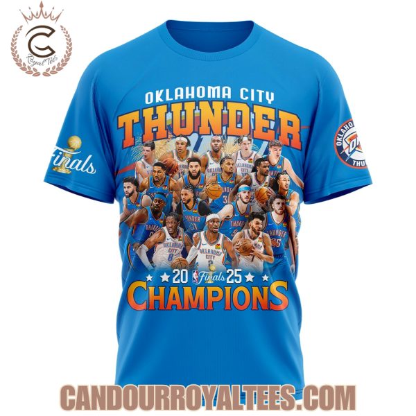 OKC Thunder 2025 Finals Champions Tshirt