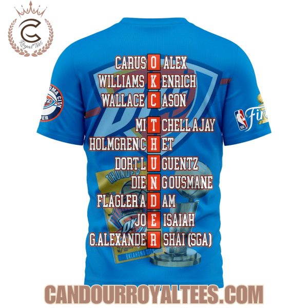 OKC Thunder 2025 Finals Champions Tshirt