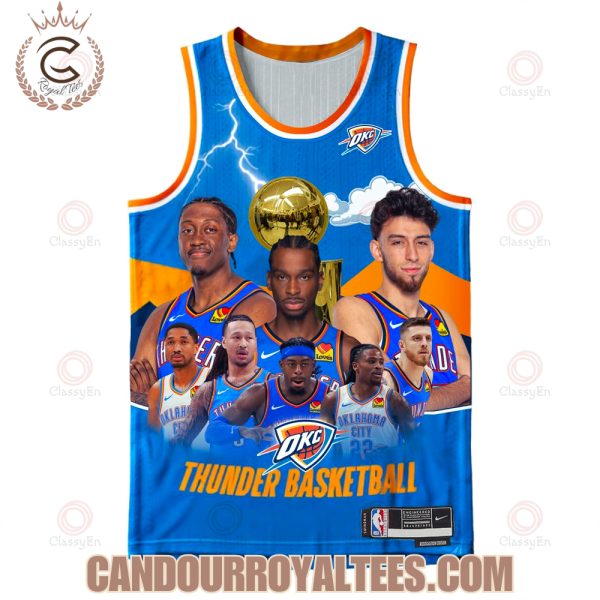 Oklahoma City Basketball Finals Champions 2024-25 3D Basketball Jersey