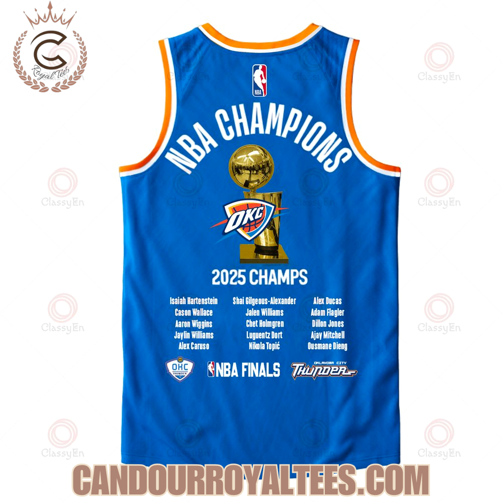 Oklahoma City Basketball Finals Champions 2024-25 3D Basketball Jersey Oklahoma City Basketball Finals Champions 2024-25 3D Basketball Jersey
