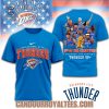 NBA Finals ’24-’25 Champions Okalahoma City Thunder Blue Tshirt. Hoodie
