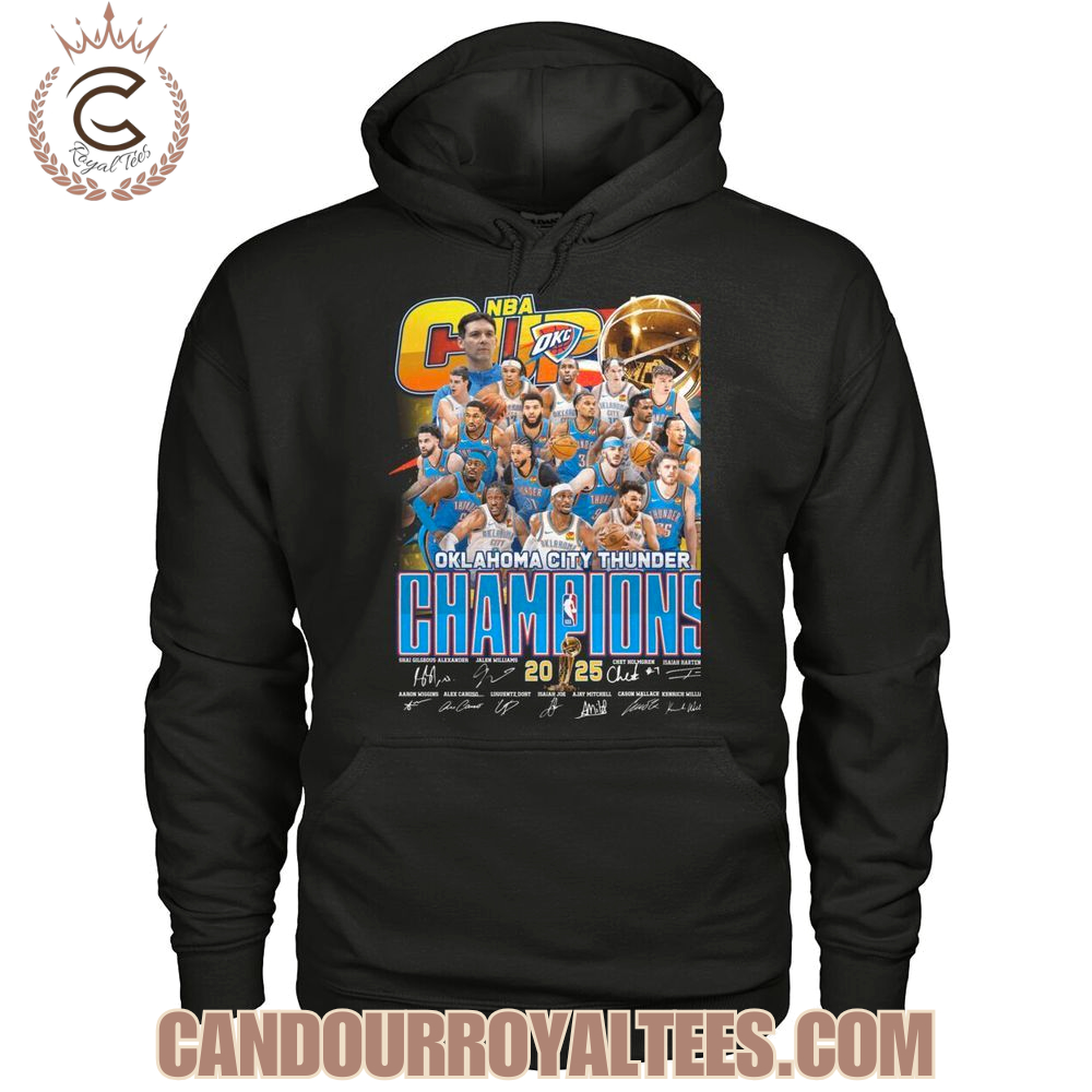 Oklahoma City Thunder NBA Cup Champions 2025 T-Shirt Oklahoma City Thunder NBA Cup Champions 2025 T-Shirt