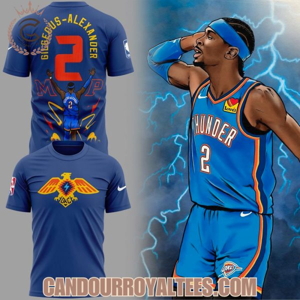 Oklahoma City Thunder x The Mvp 2024 2025 Tshirt, Hoodie, Cap