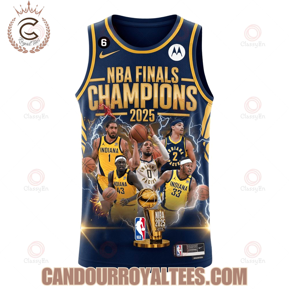 Pacers Team Basketball Finals Champions 2024-25 3D Basketball Jersey Pacers Team Basketball Finals Champions 2024-25 3D Basketball Jersey