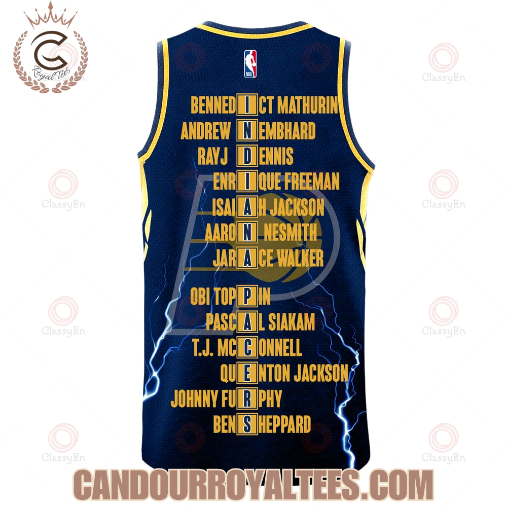 Pacers Team Basketball Finals Champions 2024-25 3D Basketball Jersey Pacers Team Basketball Finals Champions 2024-25 3D Basketball Jersey