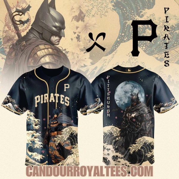 Pittsburgh Pirates x Batman Night Limited Edition Jersey 2025