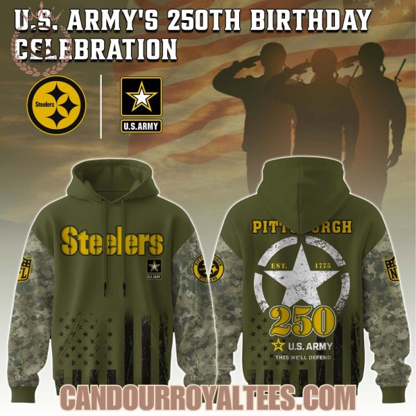Pittsburgh Steelers NFL x 250 U.S. ARMY Hoodie