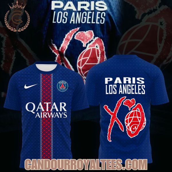 PSG Home Stadium Shirt 2025-26 with Paris-75 XO Tshirt, Hoodie