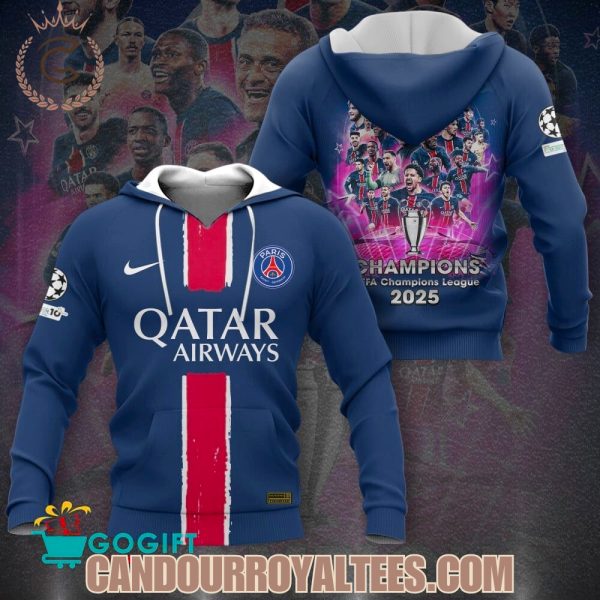 PSG – UEFA Champions League 2025 Champions Tshirt, Hoodie