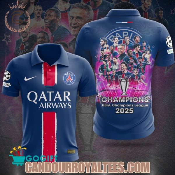 PSG – UEFA Champions League 2025 Champions Tshirt, Hoodie