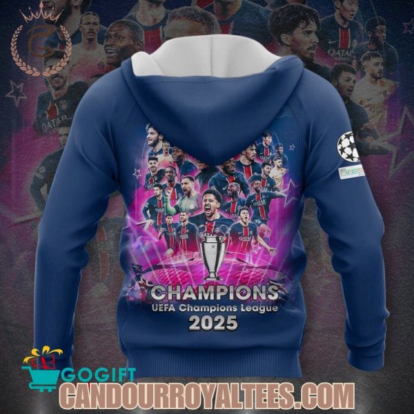 PSG – UEFA Champions League 2025 Champions Tshirt, Hoodie