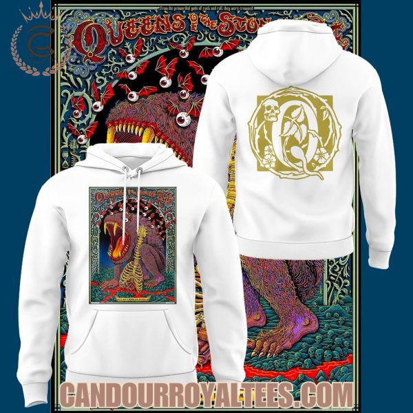 Queens of the Stone Age World Tour 2025 In Columbus White Tshirt, Hoodie, Cap