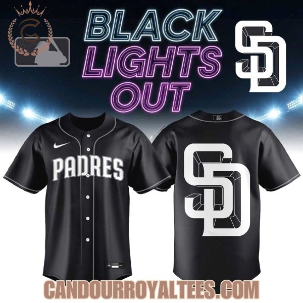 San Diego Padres Black Lights Out Limited Edition Jersey