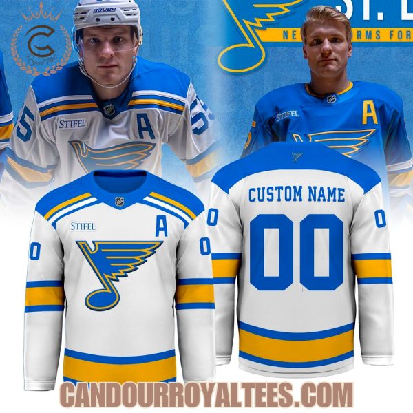 St. Louis Blues 2025 New Jersey – White