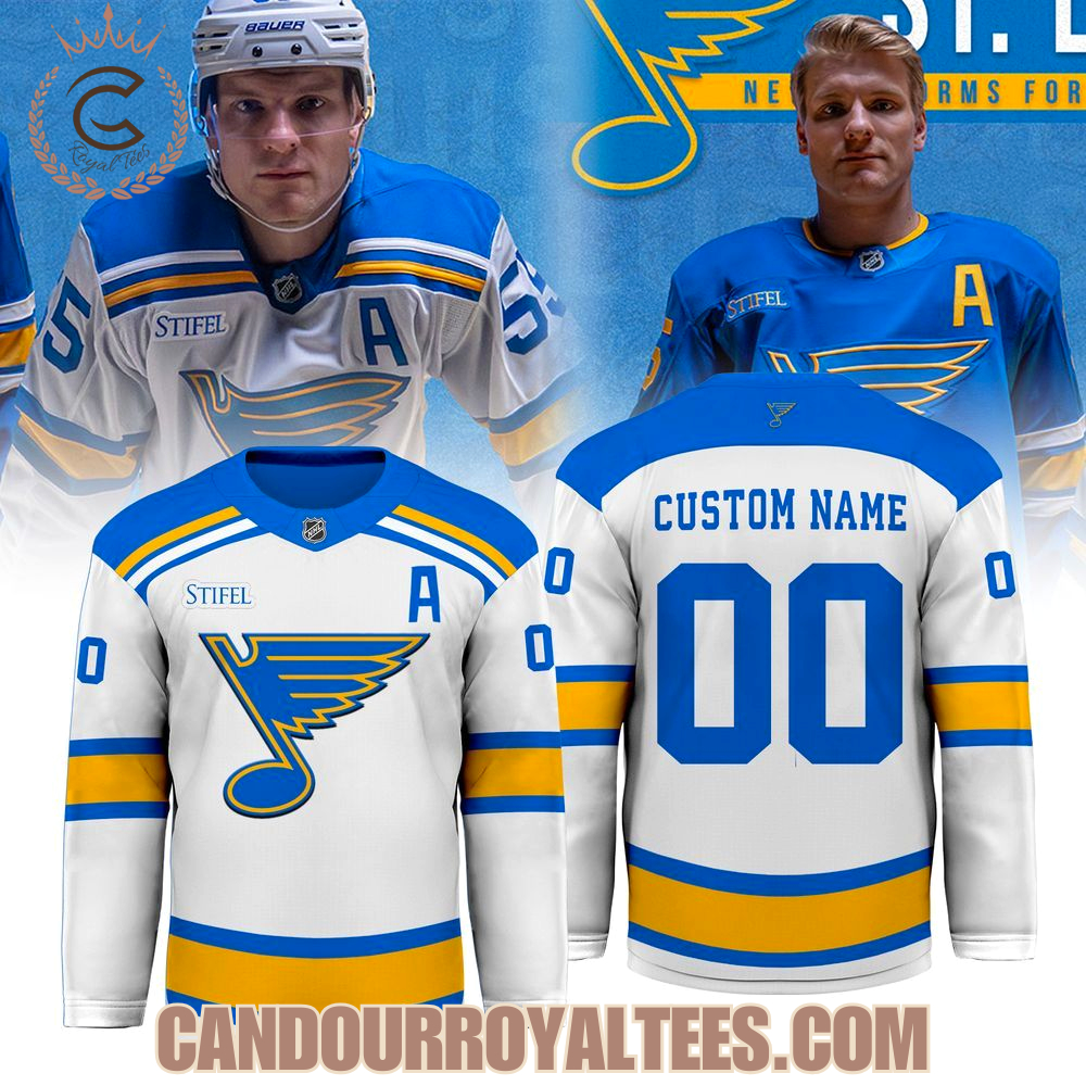 St. Louis Blues 2025 New Jersey - White St. Louis Blues 2025 New Jersey - White