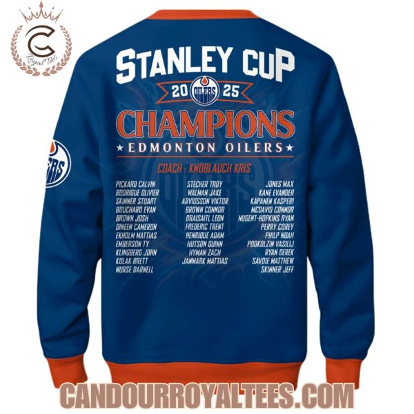 Stanley Cup 2025 Champions Edmonton Oilers Sweatshirt