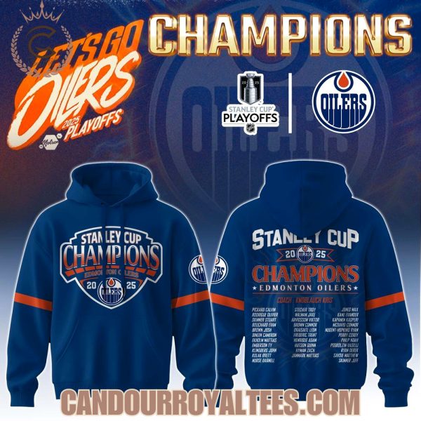 Stanley Cup 2025 Champions Edmonton Oilers Sweatshirt
