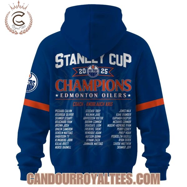 Stanley Cup 2025 Champions Edmonton Oilers Sweatshirt