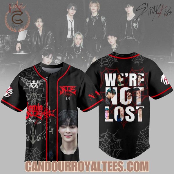 Stray Kids Dominate World Tour 2025 Baseball Jersey