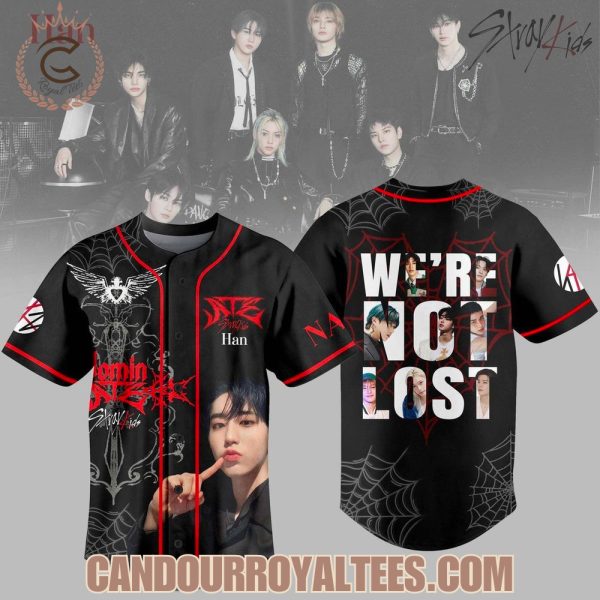 Stray Kids Dominate World Tour 2025 Baseball Jersey