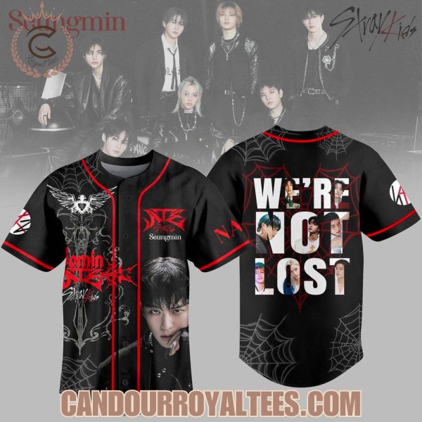 Stray Kids Dominate World Tour 2025 Baseball Jersey