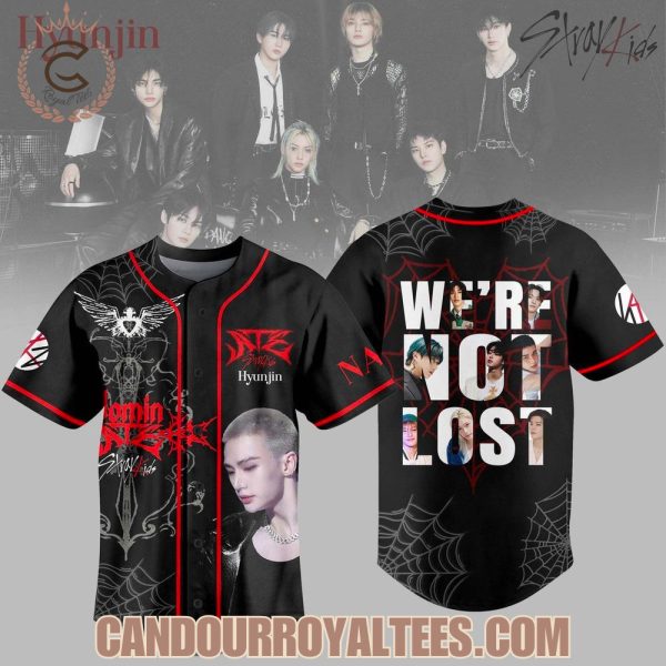 Stray Kids Dominate World Tour 2025 Baseball Jersey