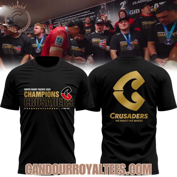 Super Rugby Pacific 2025 Champions Crusaders Tshirt, Hoodie
