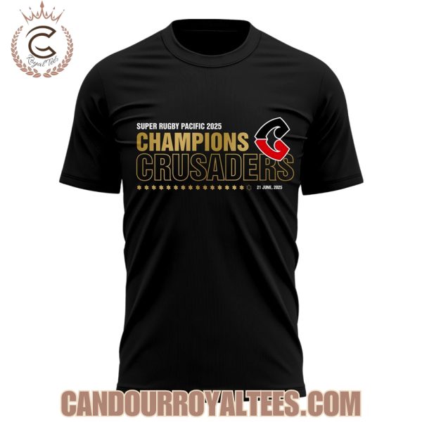 Super Rugby Pacific 2025 Champions Crusaders Tshirt, Hoodie