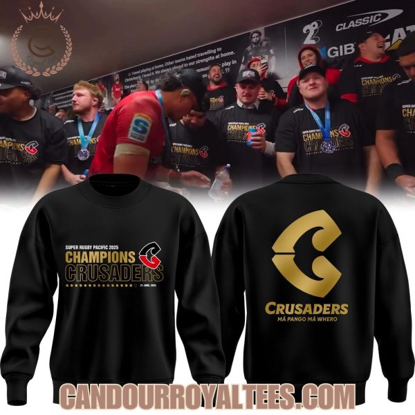 Super Rugby Pacific 2025 Champions Crusaders Tshirt, Hoodie
