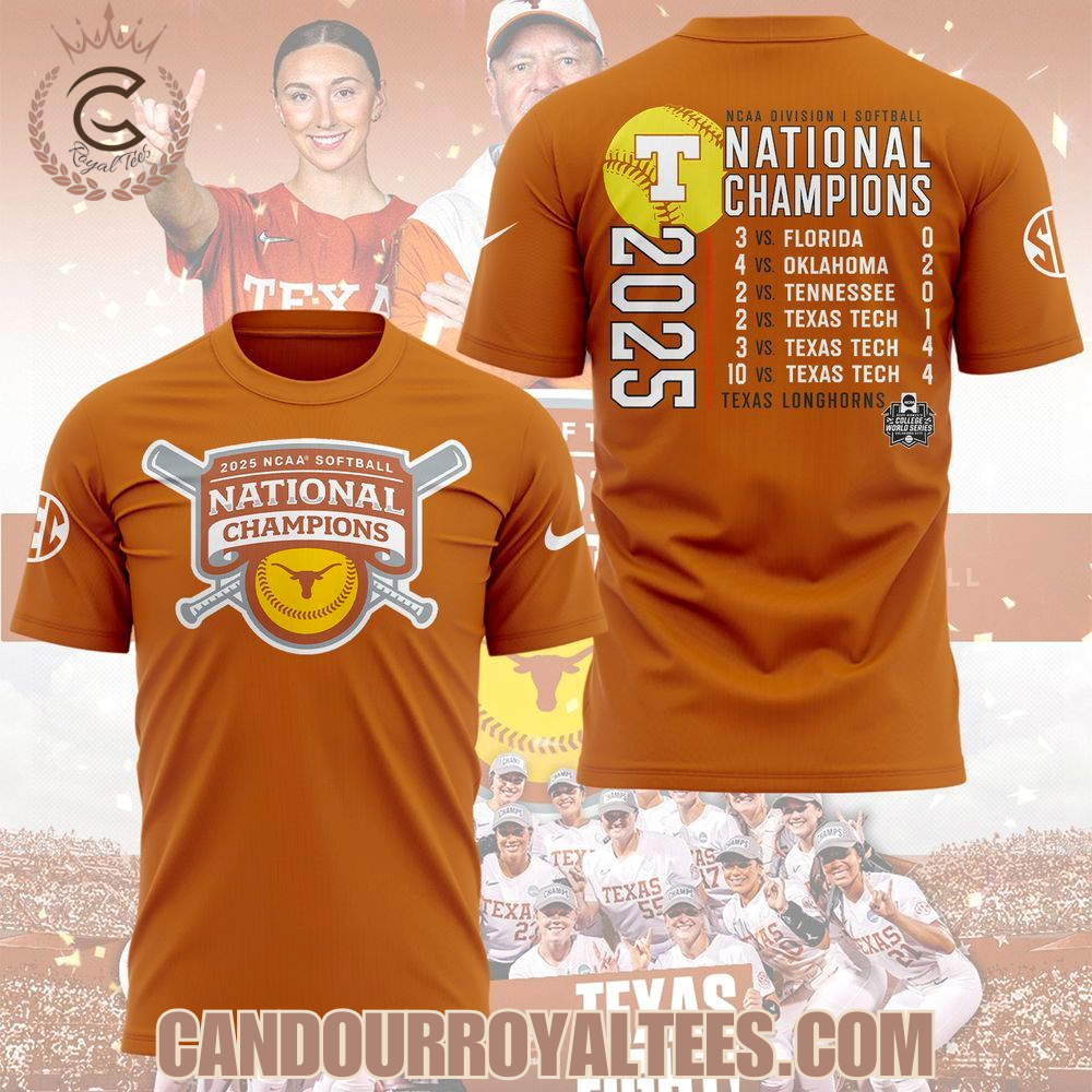 Texas Longhorns 2025 NCAA Softball Champions Orange Tshirt, Hoodie, Cap Texas Longhorns 2025 NCAA Softball Champions Orange Tshirt, Hoodie, Cap