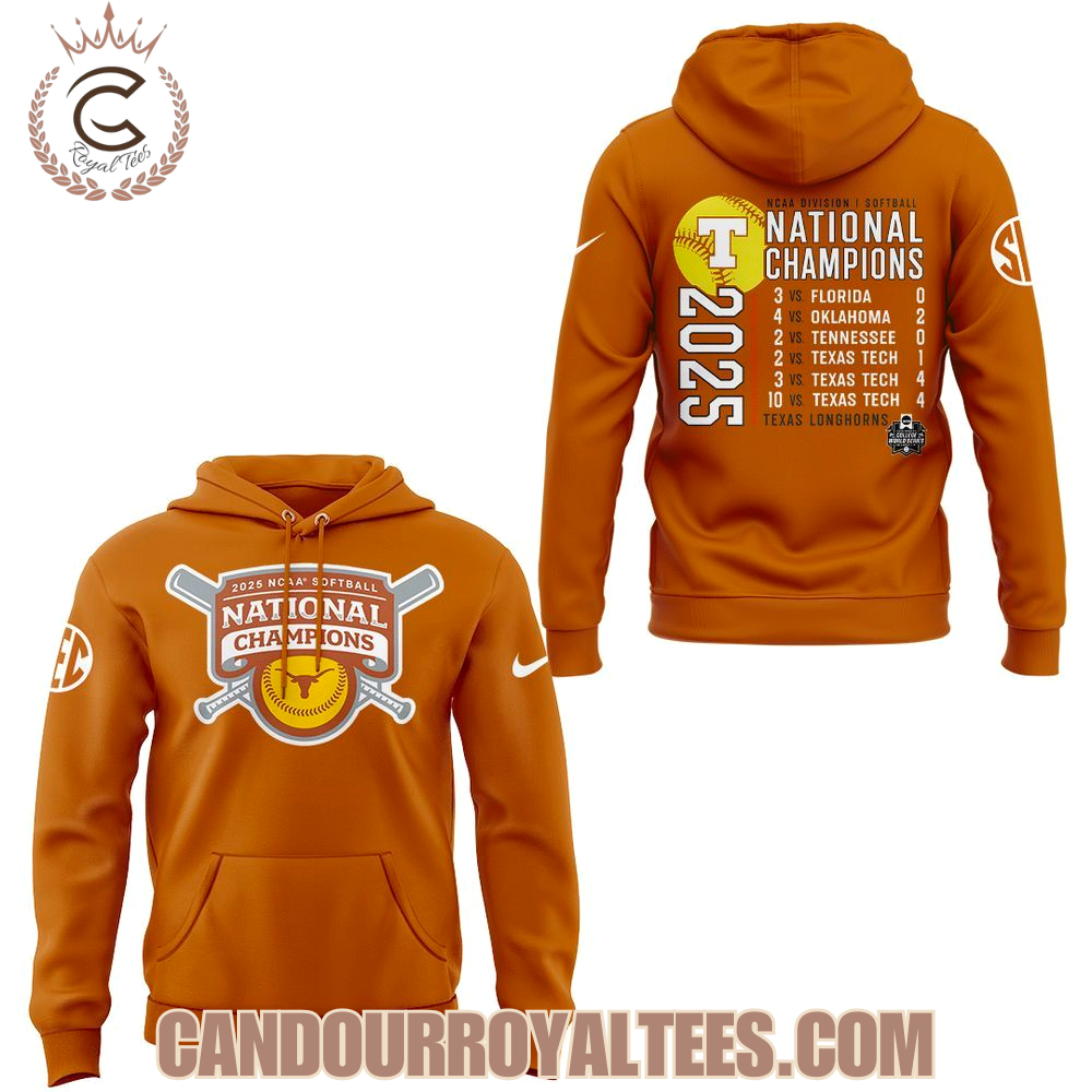 Texas Longhorns 2025 NCAA Softball Champions Orange Tshirt, Hoodie, Cap Texas Longhorns 2025 NCAA Softball Champions Orange Tshirt, Hoodie, Cap