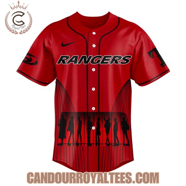 Texas Rangers ATEEZ World Tour Signature Red Jersey