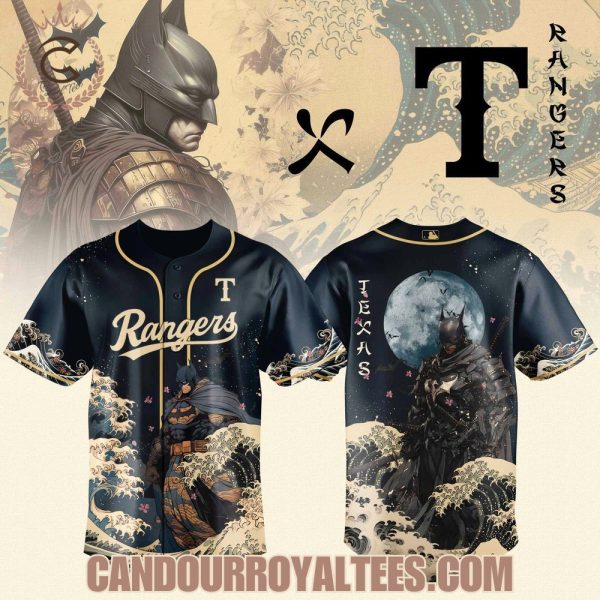 Texas Rangers x Batman Night Limited Edition Jersey 2025