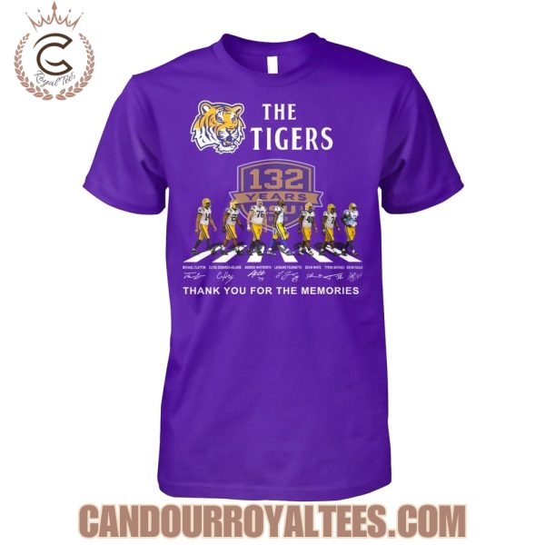 The Tigers 132 Years Thank You For The Memories T-Shirt