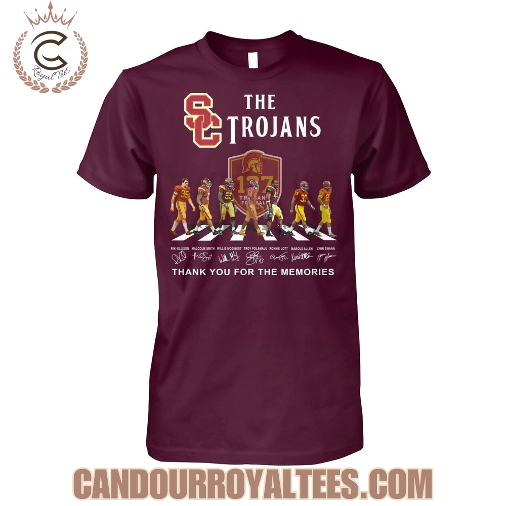 The Trojans 137 Years Thank You For The Memories T-Shirt The Trojans 137 Years Thank You For The Memories T-Shirt