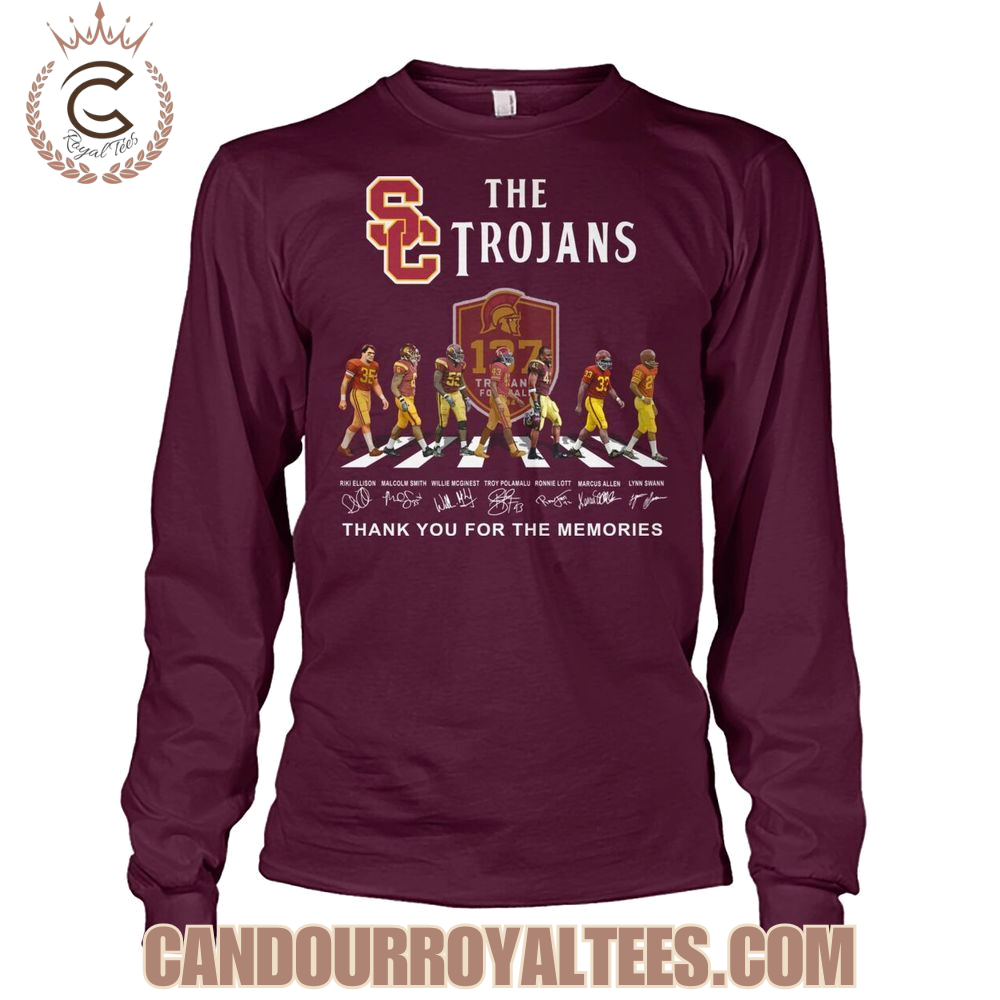 The Trojans 137 Years Thank You For The Memories T-Shirt The Trojans 137 Years Thank You For The Memories T-Shirt