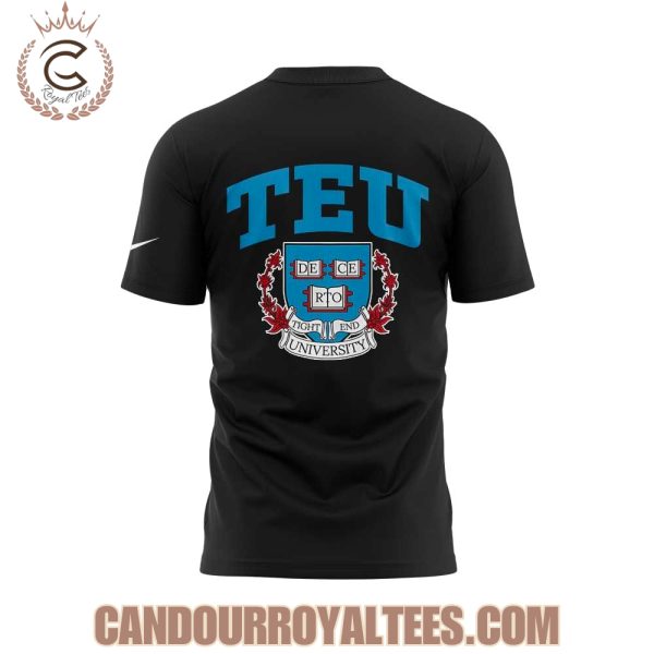 Tight End University Logo Black Tshirt, Hoodie