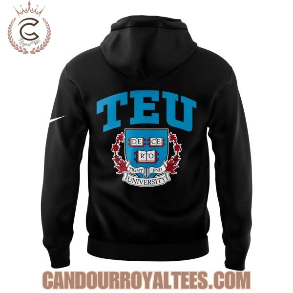 Tight End University Logo Black Tshirt, Hoodie